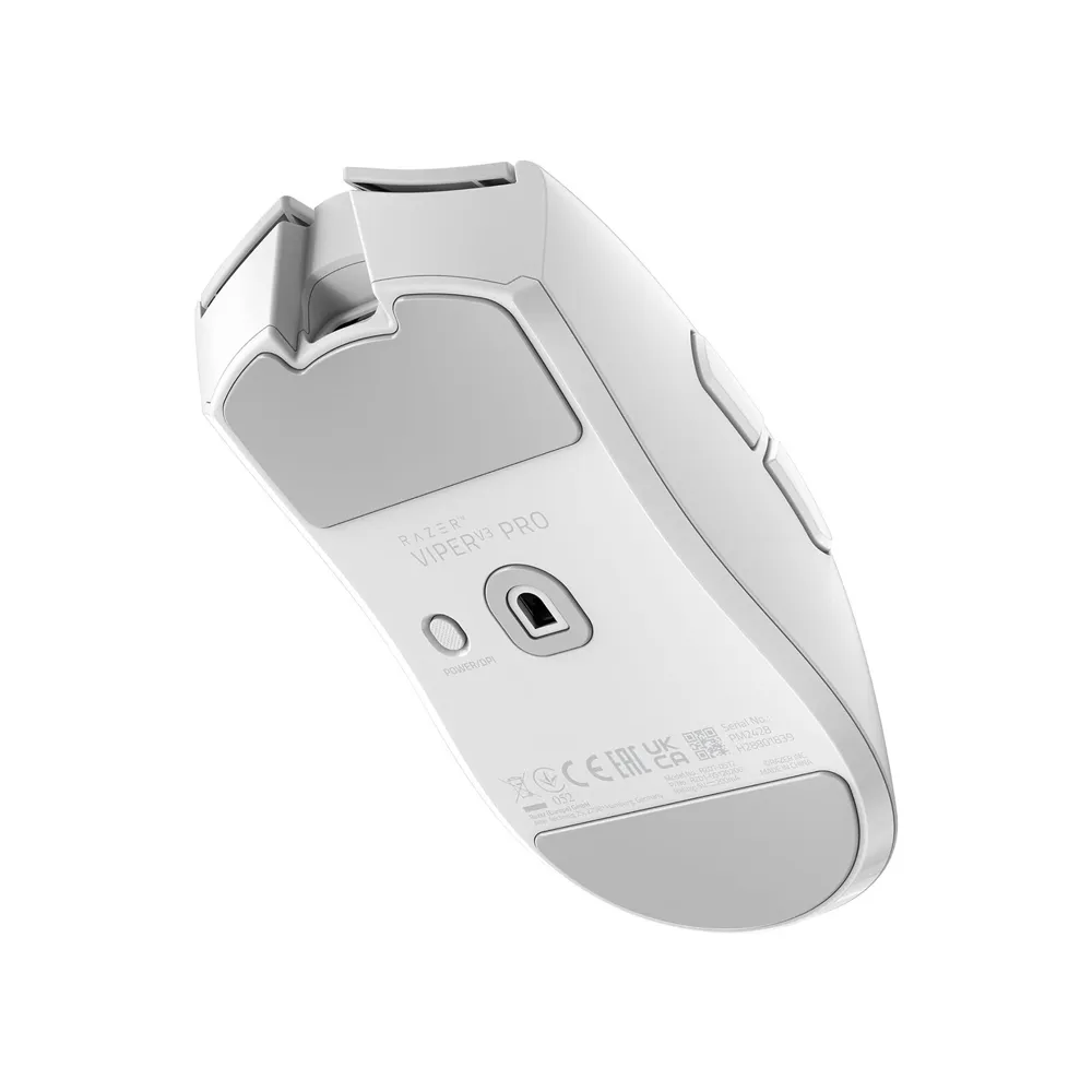 Razer Viper V3 Pro Wireless Esports Gaming Mouse 55g Lightweight, 8K Polling, 35K DPI, 8 Programmable Buttons, 95 Hr Battery - White
