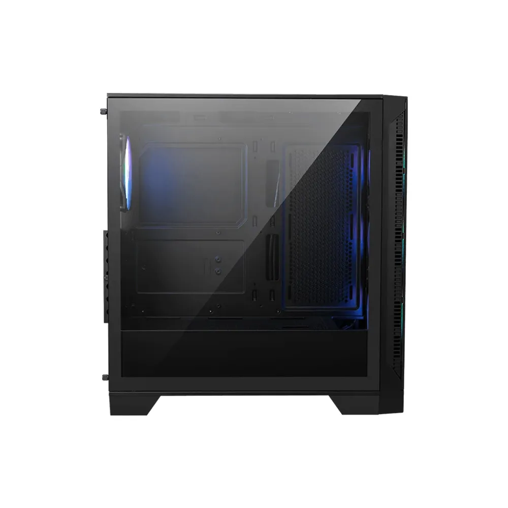 MSI MAG FORGE 320R AIRFLOW Mid-Tower PC Case, ATX Capacity, RTX 40 GPU Support, ARGB Fans, Magnetic Dust Filters, Tempered Glass, 1-6 ARGB Control Board
