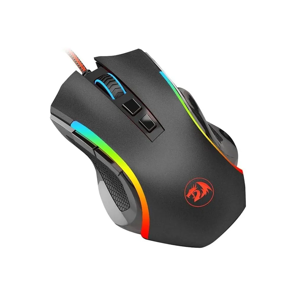 Redragon K552-RGB-BA Mechanical Gaming Keyboard and Mouse Combo Wired RGB LED Backlit 60% with Arrow Key Keyboard & 7200 DPI Mouse
