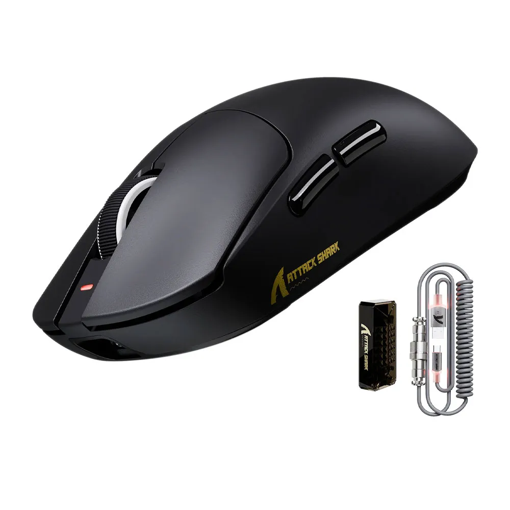 ATTACK SHARK X8 SE Souris Gaming Sans Fil Ultra-Légère 55g - 25K DPI, Tri-Mode, 80M Clics - Blanc