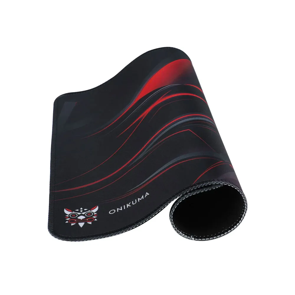 ONIKUMA G4 Large Gaming Mouse Pad (35 x 30cm) with Durable Stitched Edges Extended Desk Keyboard