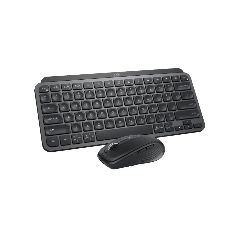 Logitech MX Keys Mini Combo for Business, 79 Key, 4000DPI, Wireless Programmable, Bluetooth - Black