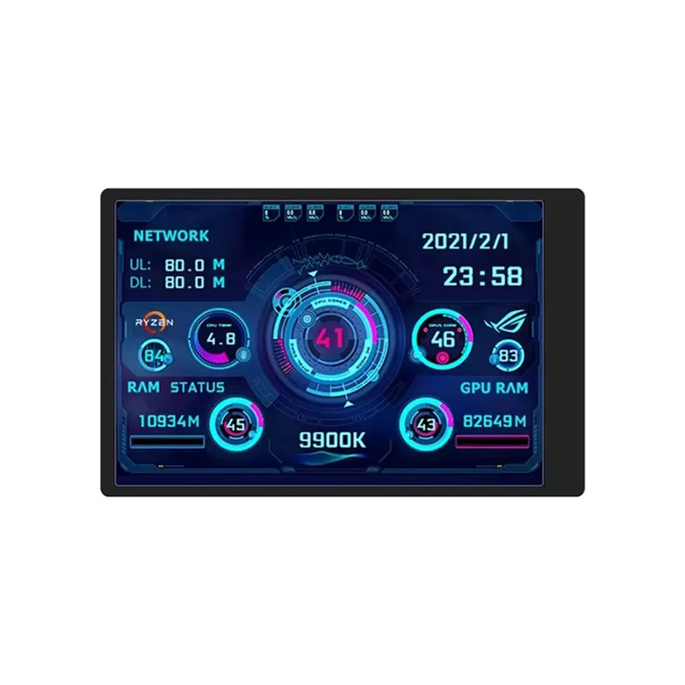 3.5 Inch IPS Type-C PC Secondary Display 320*480 Mini IPS PC USB Gaming + USB Type-C Dock Charge Cradle Docking Station