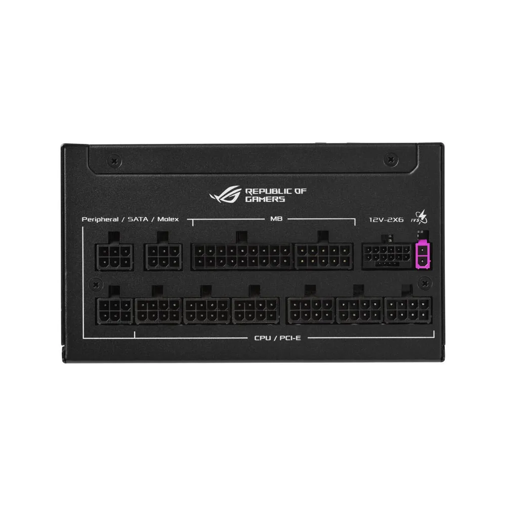 ASUS ROG Strix 1000W Platinum (Fully Modular Power Supply, 80 Plus Platinum Certified, ATX 3.1, Cybenetics Lambda A+, GaN MOSFET, GPU-First Intelligent Voltage Stabilizer