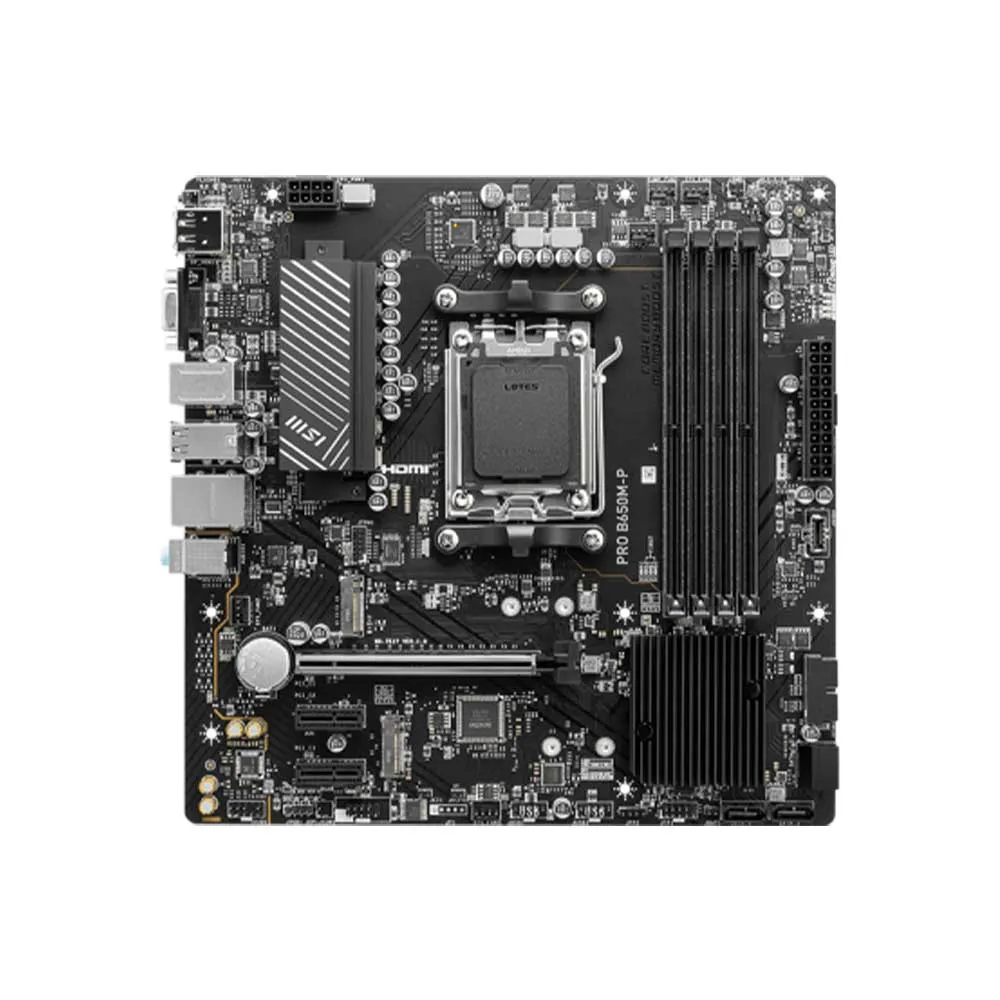 MSI B650M-P PRO (AMD Ryzen 9000/8000/7000 Series Processors, AM5, DDR5 Dual Channel DDR5 6000+MHz (OC)