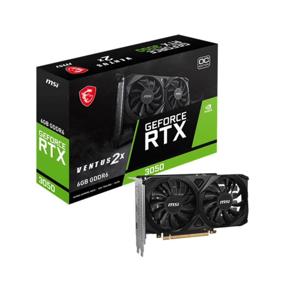 MSI GeForce RTX 3060 Ventus 2X 12G OC Graphics Card NVIDIA 12GB GDDR6